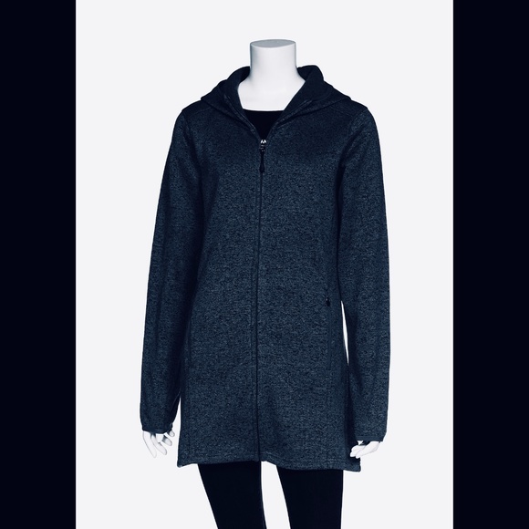 ❇️Sold Out❇️ Hooded Anorak Full Zip Jacket-Navy - Picture 1 of 3